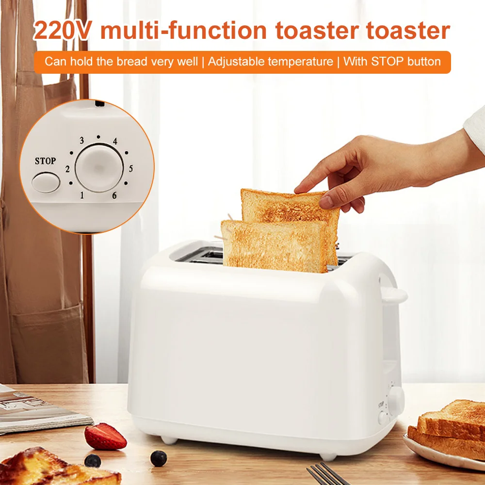 Automatic Toaster 2slice Breakfast Sandwich Maker Baking Cooking Tool