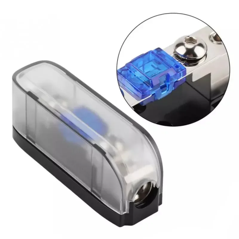 

Car Audio Speaker power amp Subwoofer Fuse Holder 12V Stereo Audio Single Way AGU Fuse Holder Power Distribution Block Fusebox