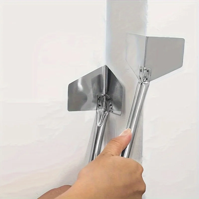 4Pcs Construction Tools Stainless Steel Putty Knife Drywall Scrapers Hand Tool Inside Outside Corner Scraping Hand Tool putty knife scraper drywall spatula wall scraper paint scraper