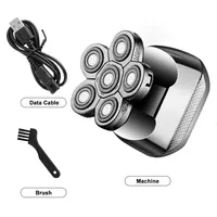 hiena 4D Head Shavers for Bald Men, Upgraded 9 Floating Heads 6-in-1 Rechargeable Waterproof Wet Dry Bald Head Shavers for Men 1