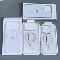 Original For Magsafe Clear Phone Case For iPhone 18 17 16 15 14 13 12 Pro Max Mini Wireless Charging With Touch Camera Button 6