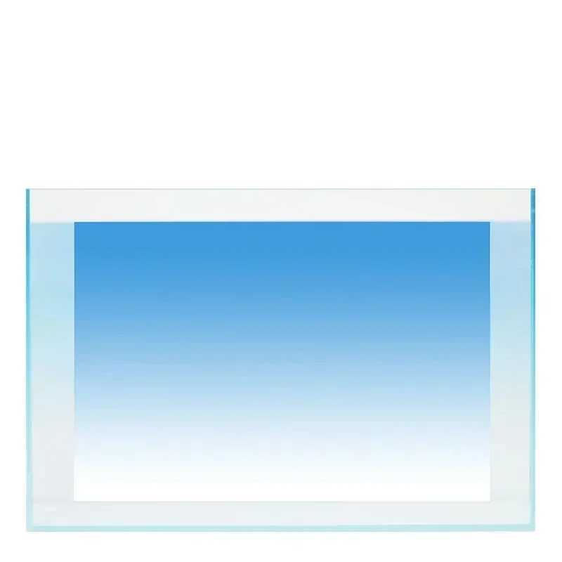 Snow Iceberg Theme Background Sticker Fish Tank Blue and White Background Decoration Poster for Aquarium