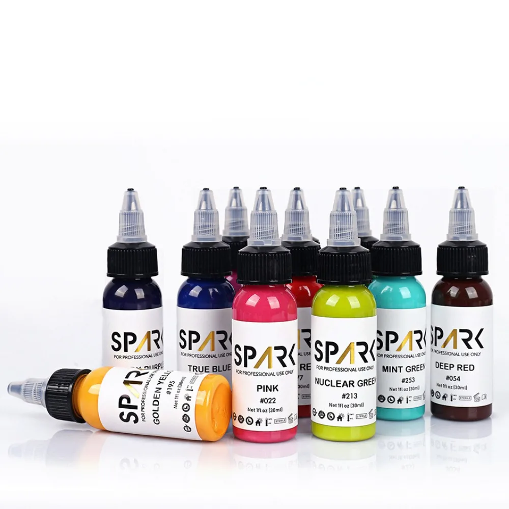 Tattoo Inks 50 Colors 30ml Professional Permanent Natural Plant Microblading Tattoo Body Art Makeup Pigment for Artist