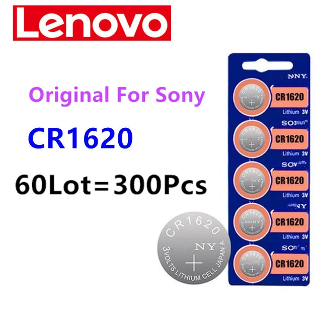 Sony CR1620 3V Lithium Coin Battery - 2 Pack