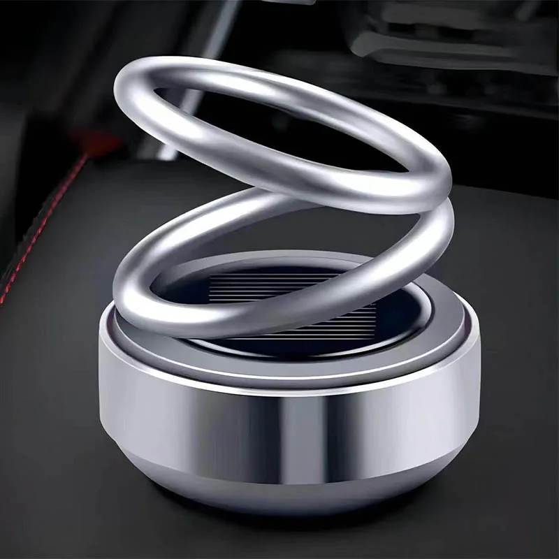 Portable Kinetic Mini Aroma Diffuser, Auto Rotating Solar Double Circle Aroma  Diffuser for Car & Household Office Bedroom Home 