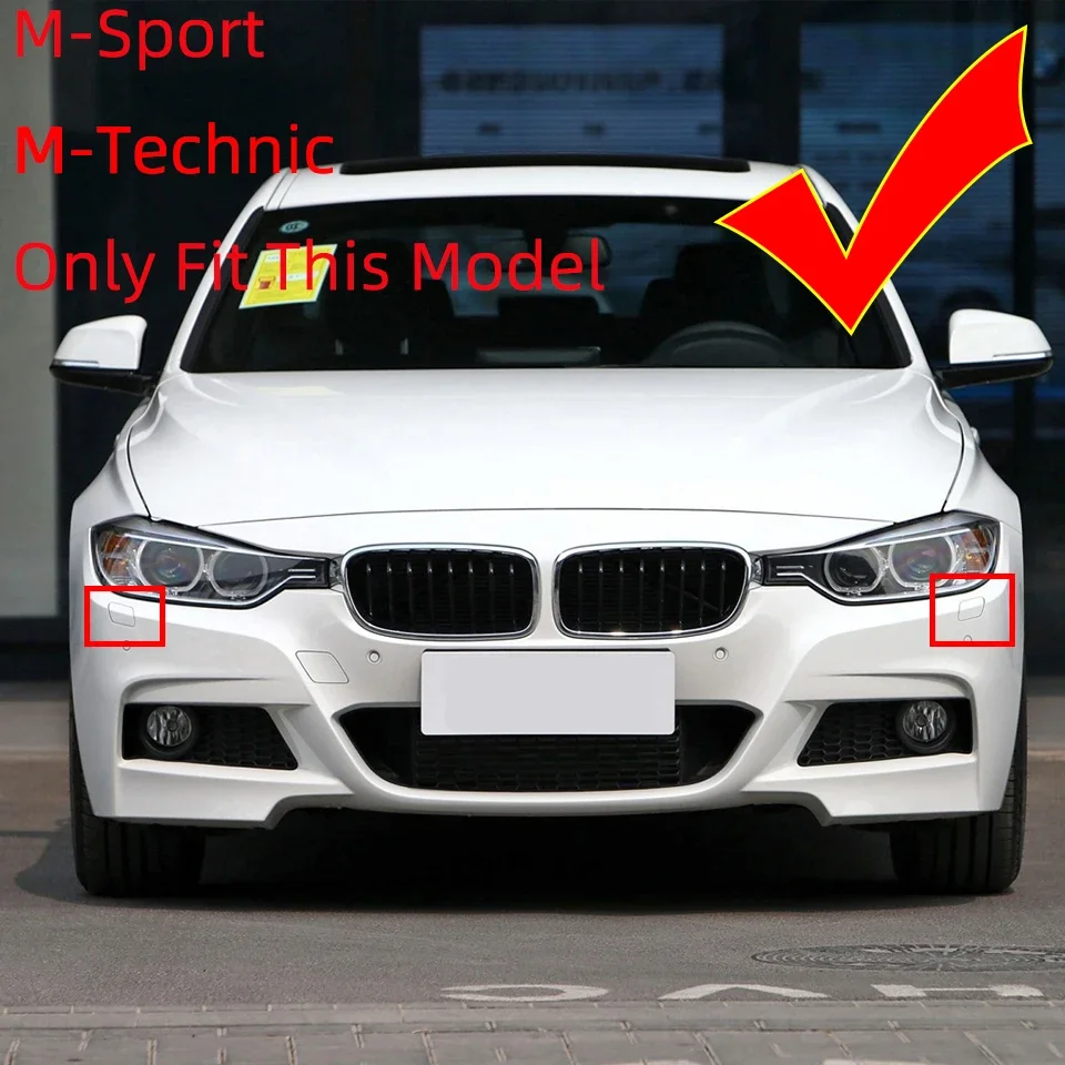 Headlight Washer Nozzle Cover for BMW 320 323 325 328 F30 F31 M-Sport 2013-Paint Sprayer Shell Lid Washer Jet Cap Auto Part