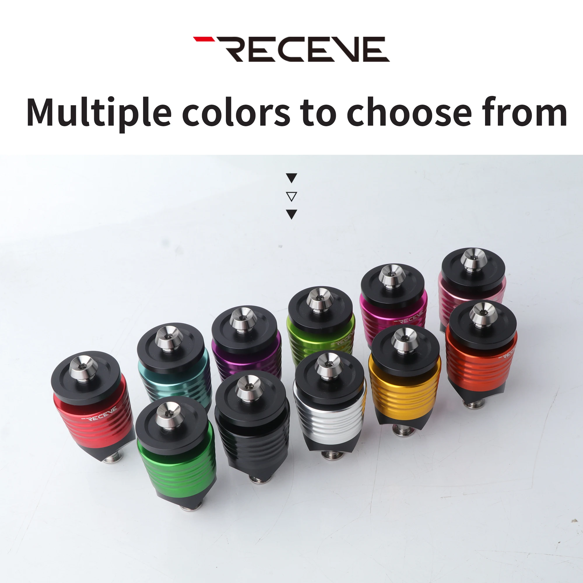 RECEVE Folding Bike Rear Shock Absorber Bicycle Suspension Rear Bumper Titanium Alloy Shock Absorbers For Brompton P/T/G Line