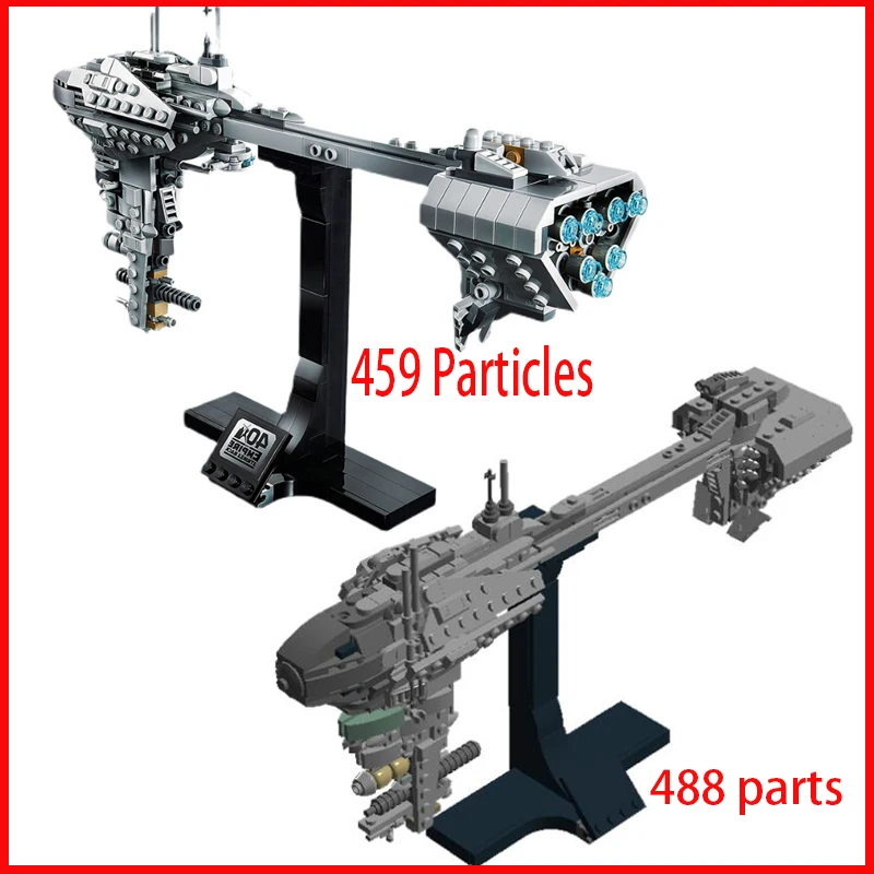459 Pcs Moc-55217 Newbulon B Frigate Mod Medical Ship Building Block Assembly Toys Regalo Di Compleanno Per Bambini Compatibile Con 77904