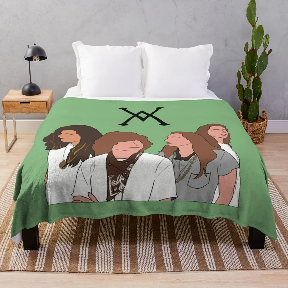 

Greta Van Fleet Throw Blanket Decorative Throw Soft Big Fluffy Shaggy Blankets