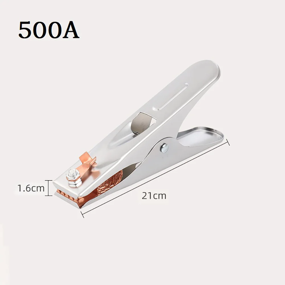 1PC 300/500/800A Welding Earth Clip Clamp Electroplated Ground Clamps Electrode Holder Cable Clip Manual Welder Welding Tools - Image 5