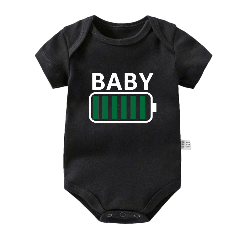 Family Matching Clothes Outfit Funny Battery Clothes Dad Mom Brother Sister T-shirt Family Look Daddy Mommy Me Baby Boy Girl Tee 5