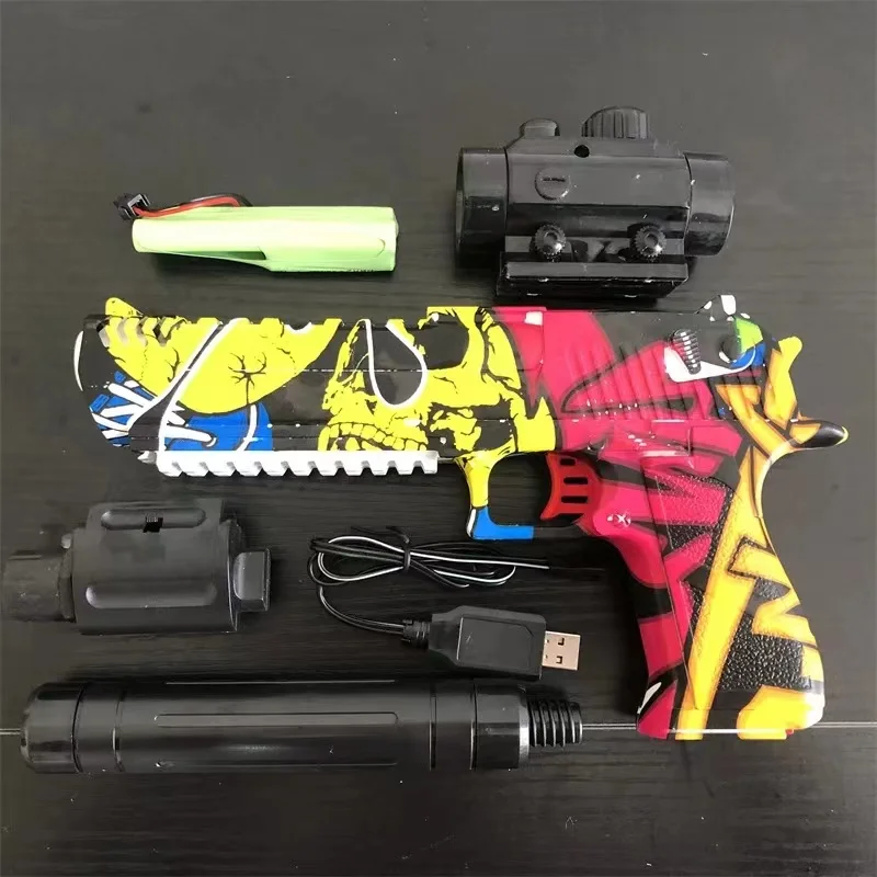 77360 Battery 7.4V Water Bullet 7-8mm Graffiti Electric High-speed Continuous Water Bullet Gun 5
