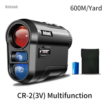 Nohawk 600M 1000Y Golf Laser Rangefinder for Hunting Range Finder With Slope Compensation for Golfer