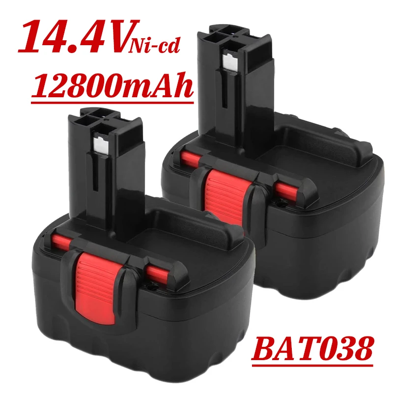 

Super 14.4V12800mAh Rechargeable Battery for bosch BAT038 BAT040 BAT140 BAT159 BAT041 3660K NI-CD PSR GSR GWS GHO 14.4V Battery