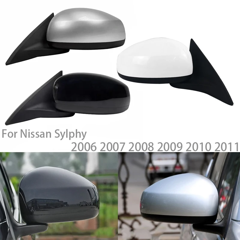 Auto Side Rearview Mirror Assembly For Nissan Sylphy 2006 2007 2008