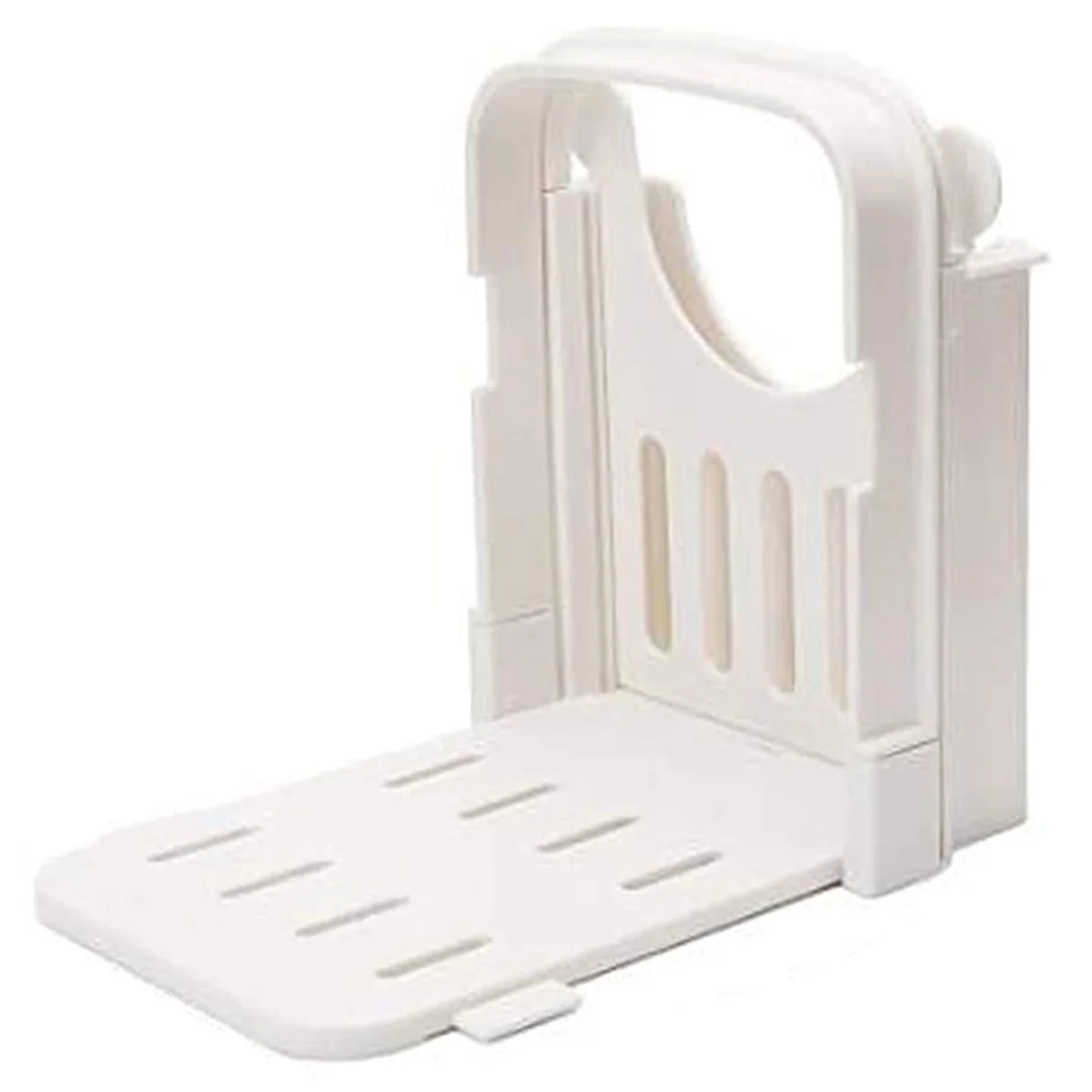 Affettatrice Multiuso In ABS Per Carne, Formaggio E Uova – Tagliaverdure A Fili In Acciaio Inox, Compatta E Leggera (Bianco)