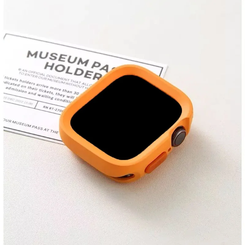 Durable Soft TPU Protective Apple Watch Case - Anti-Drop Bumper Cover