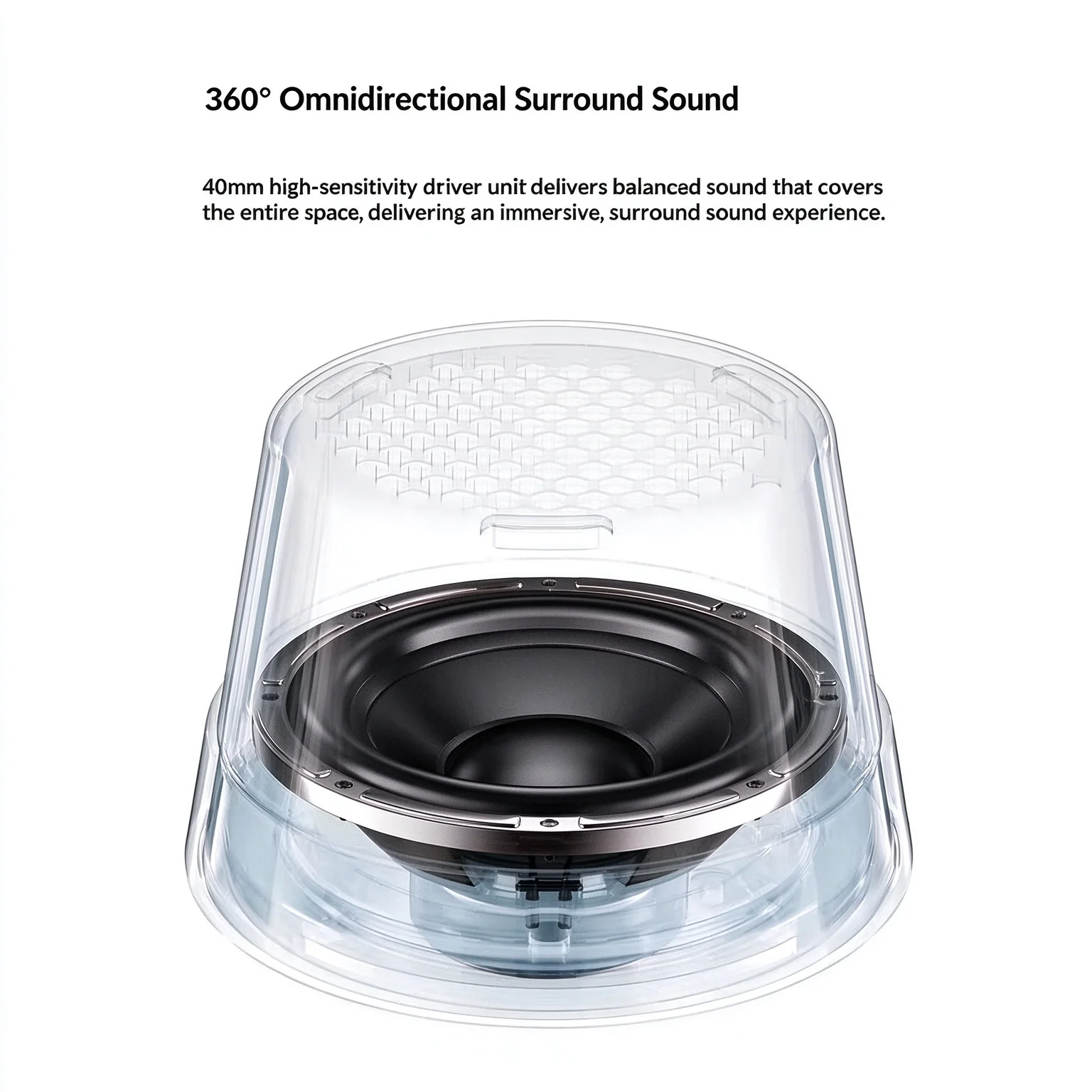 Compact Magnetic Bluetooth Speaker with Phone Stand, 360° Surround Sound, Waterproof, TWS Pairing, Portable
