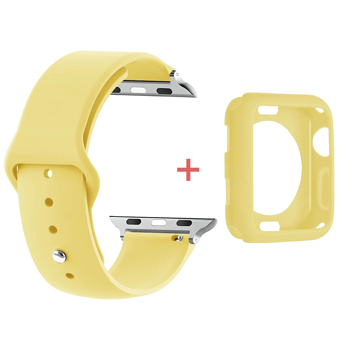 Premium TPU Watch Case & Stylish Strap with Screen Protector