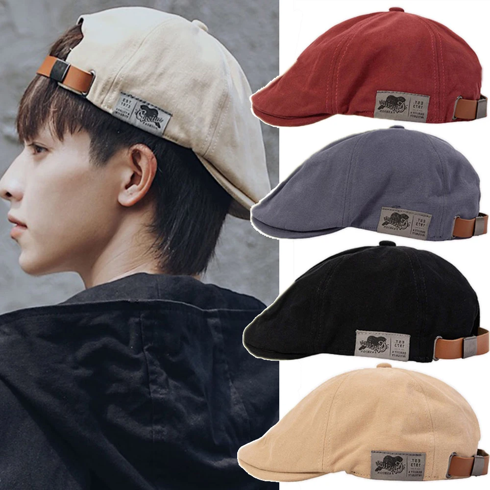 

Retro Cotton Peaky Blinders Caps for Men Hats Berets British Western Style Ivy Caps Classic Winter Woman Vintage Linen Berets