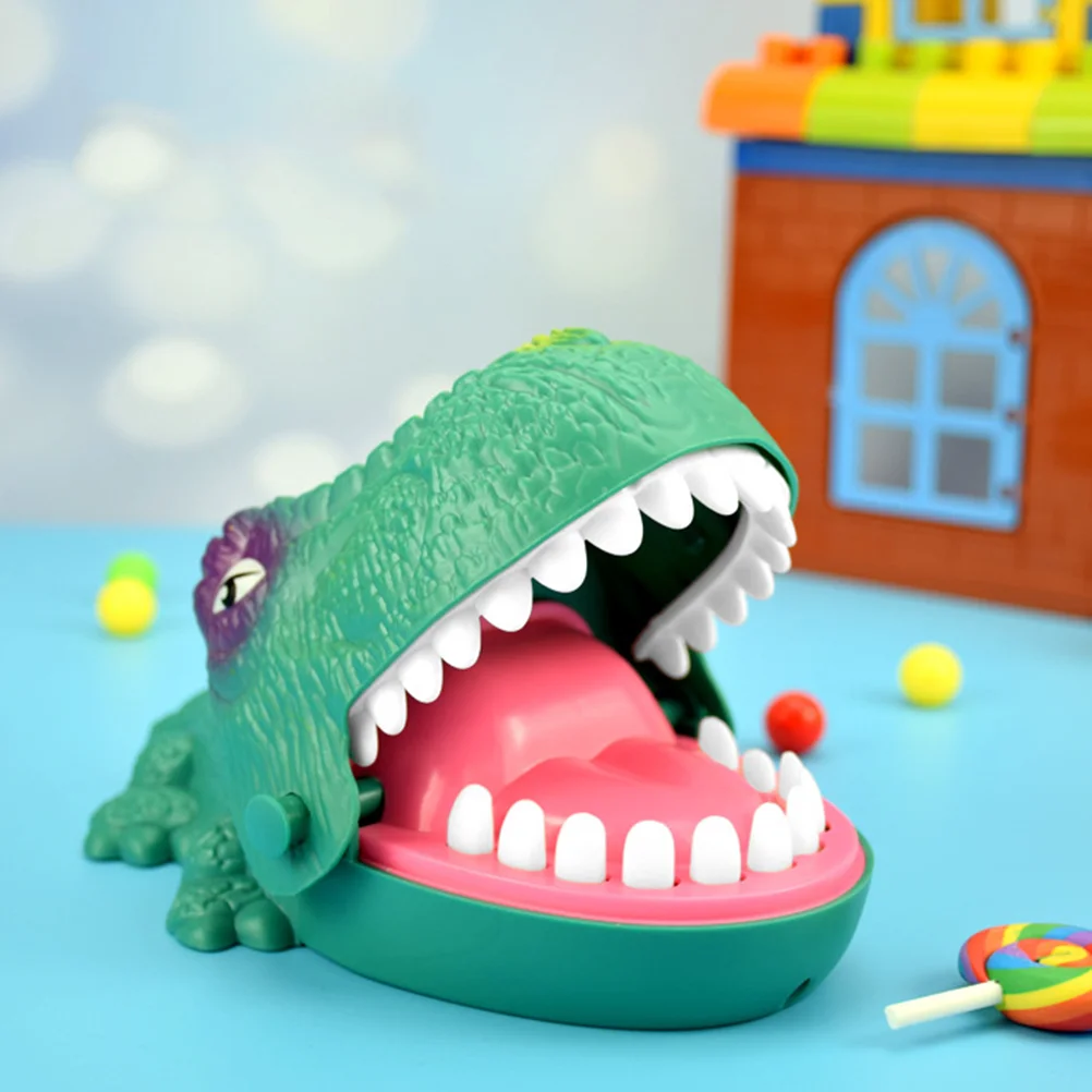 

Toy Game Biting Finger Dentist Toys Teeth Kids Bite Crocodile Trick Games Funny Animal Prank Party Plastic Favors Halloween Hand