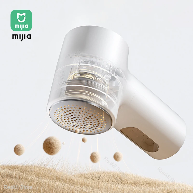Mijia Lint Remover 2 - USB Rechargeable Fabric Shaver with Upgraded 6-Blade Cutter Head, Portable Pilling Remover for Clothes 1