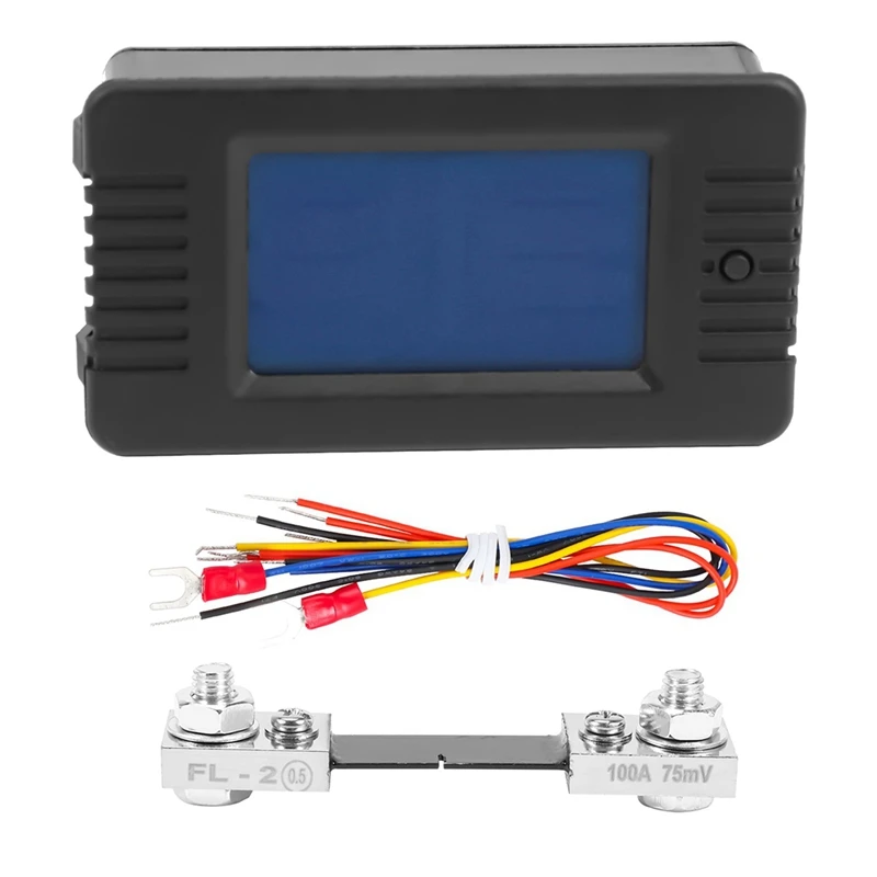 

2X PZEM015 Digital DC 0-200V Voltage Current With 200A Shunt Car Battery Tester Voltage Meter Monitor 12V 24V 48V