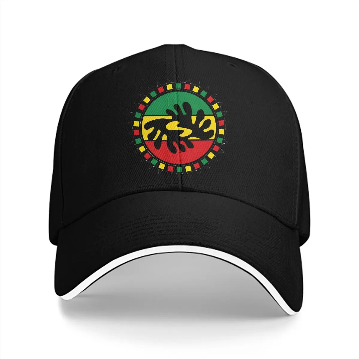 

Adinkra Africa Peace Symbol Rasta Flag Baseball Cap Men Hats Women Visor Protection Snapback Rasta Design Caps