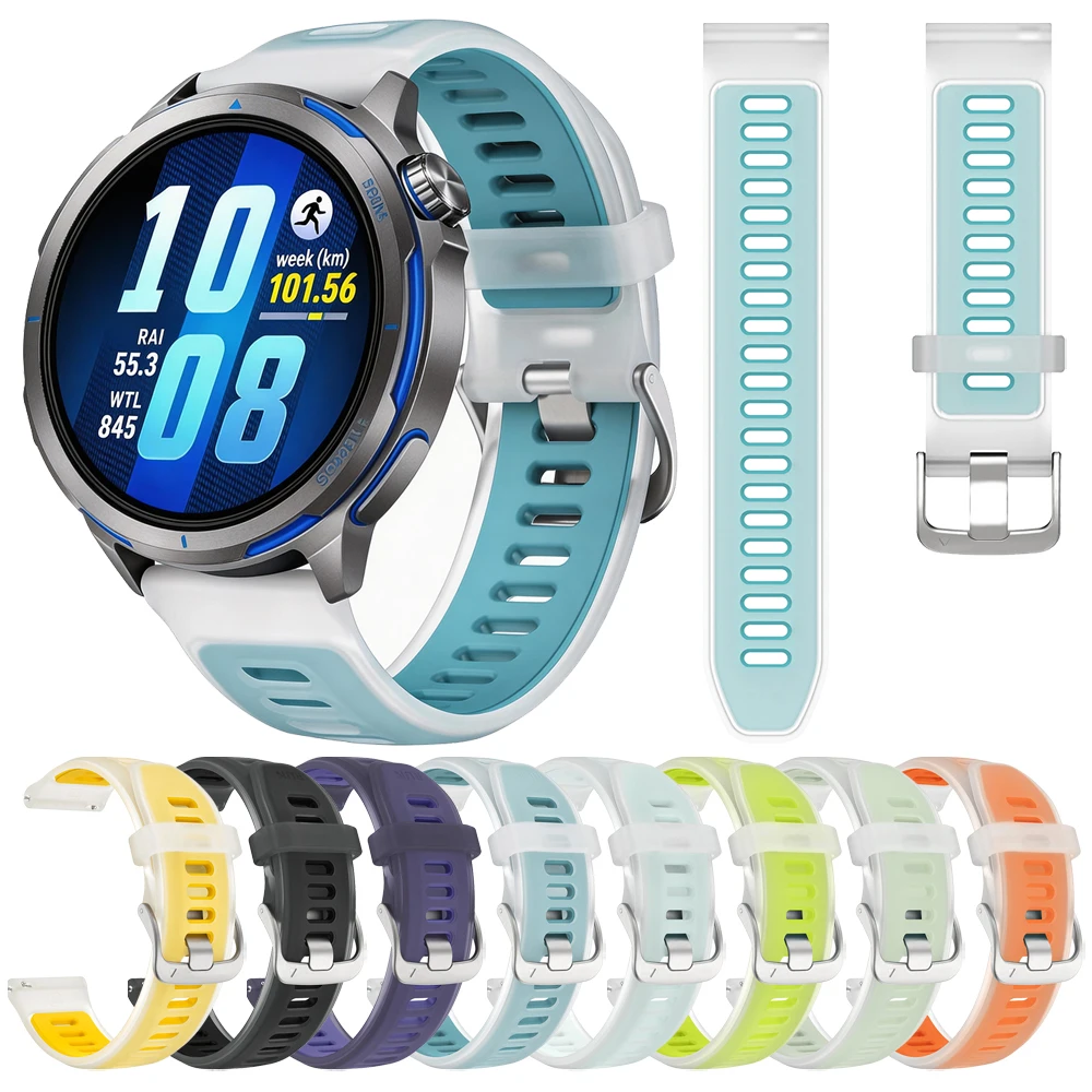 Translucent Silicone Wristband - 22mm Adjustable Strap