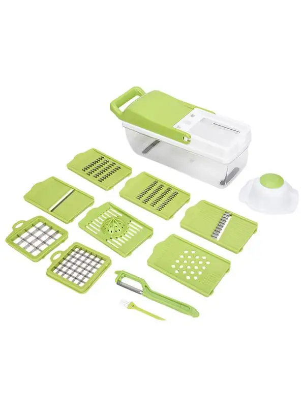 

Multi-functional Vegetable Cutter Fruit Slicer Cutter Chopper And Grater Handheld Vegetable Slicer Grater With Anti-Rust 7