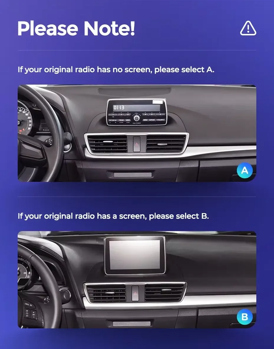 Android16 QLED 2000*1200P para Mazda 3 Axela BM 2013-2017, Reproductor Multimedia con Navegación GPS, CarPlay Inalámbrico, WiFi, Sistemas para Automóviles 3