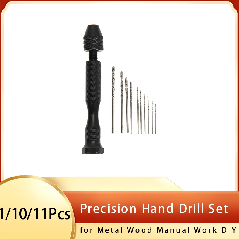 Pin Vise Drill Hand Held Drill With Manual Hand Drill And Jewelry Drill  Bits Ergonomic Precision Design For Metal Wood - AliExpress