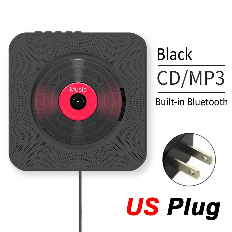 Woopker Portable CD Player KC-808 Bluetooth 5.1 Wall Mounted