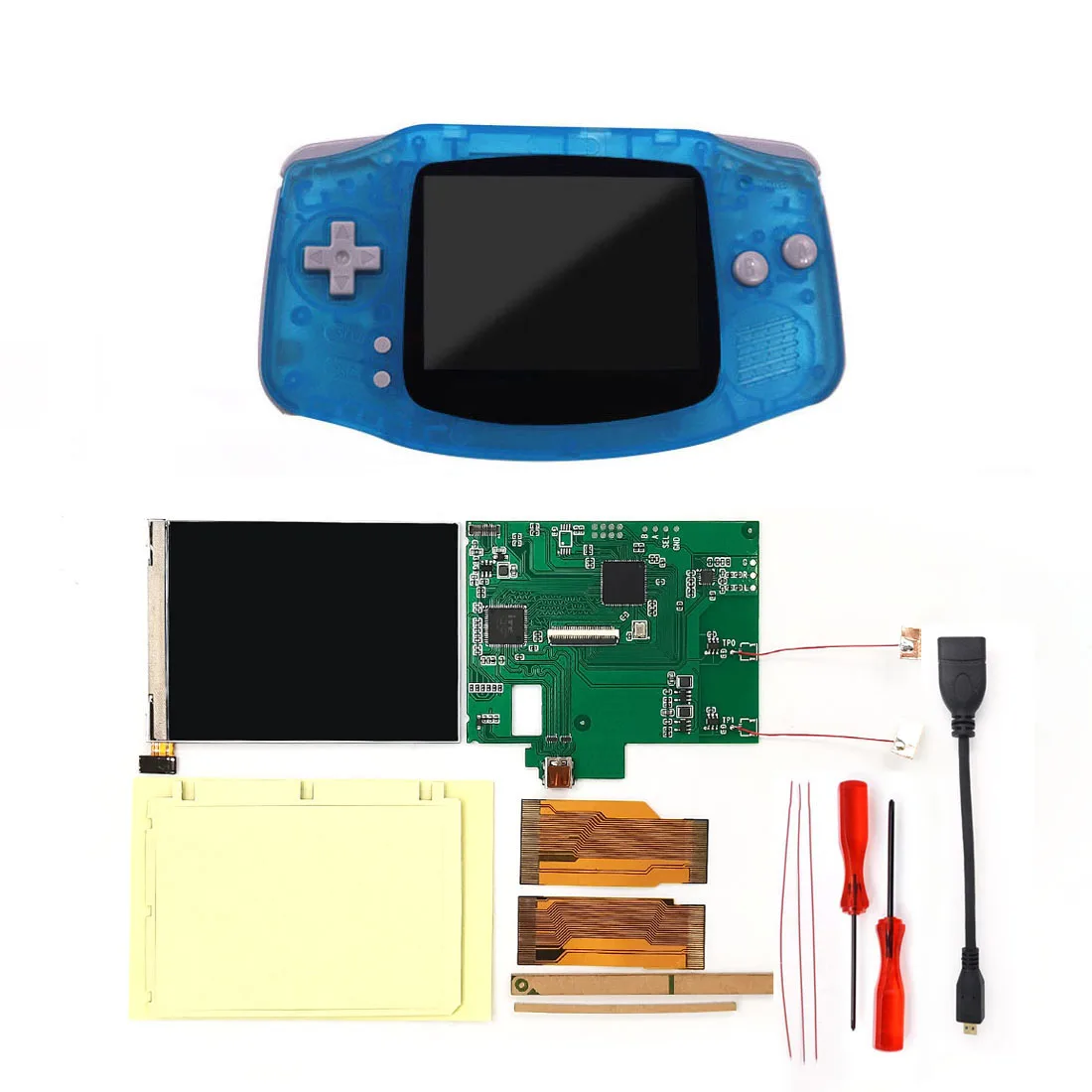 HDMI出力可能】ゲームボーイアドバンスIPS液晶 Laminated