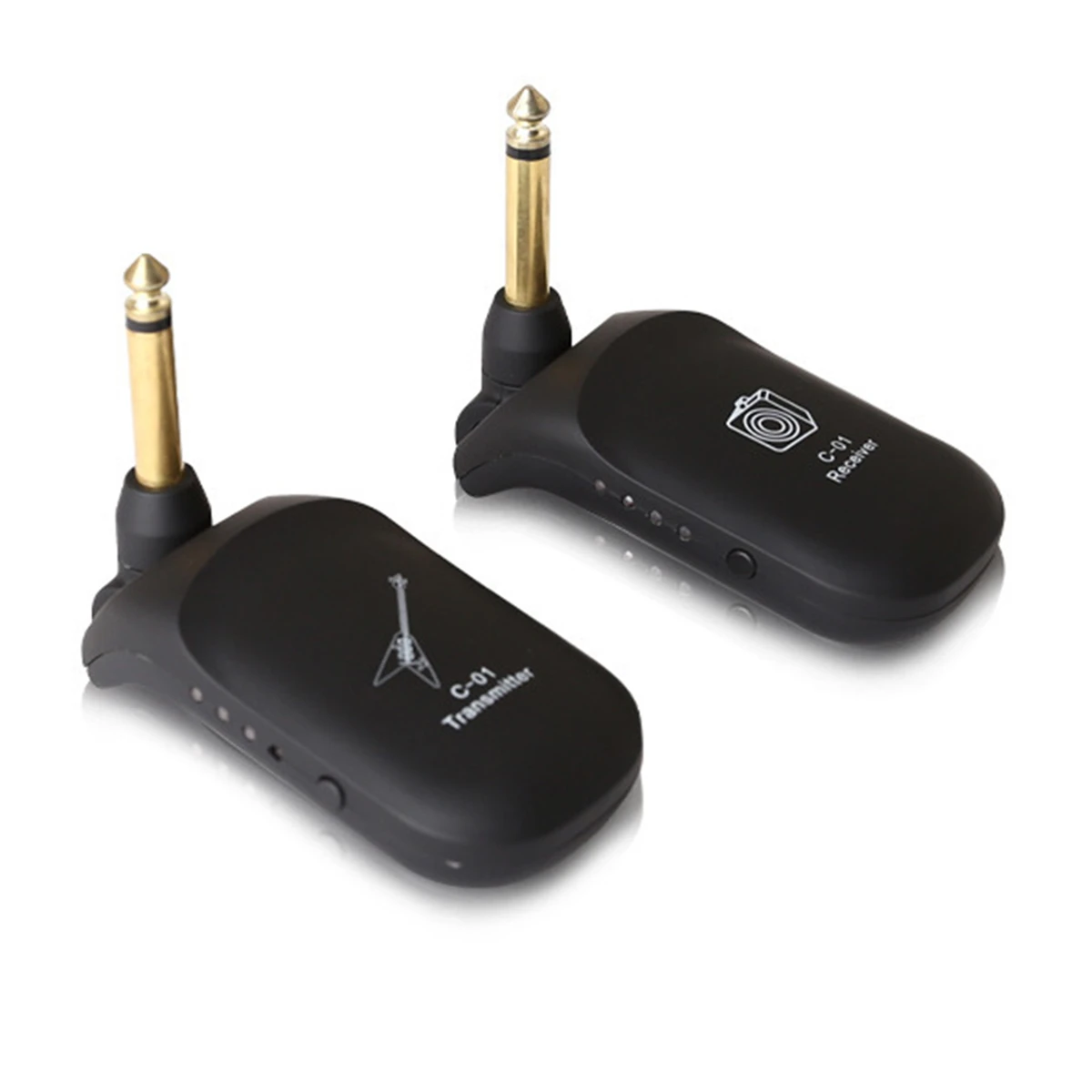 Miwayer Guitar Wireless System C01 A8 Audio Transmitter Receiver Pickup Rechargeable Wireless System for Electric Guitar Bass