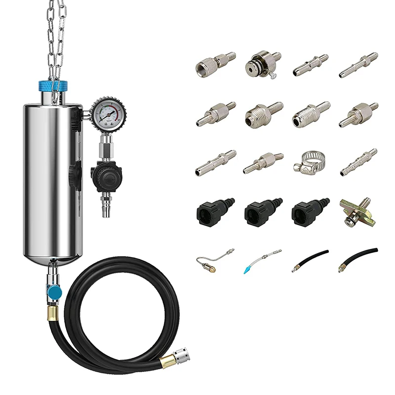 C80 Car Fuel Injector Cleaning Machine Auto Engine Cleaner Washing Tool Non Dismantle Tester