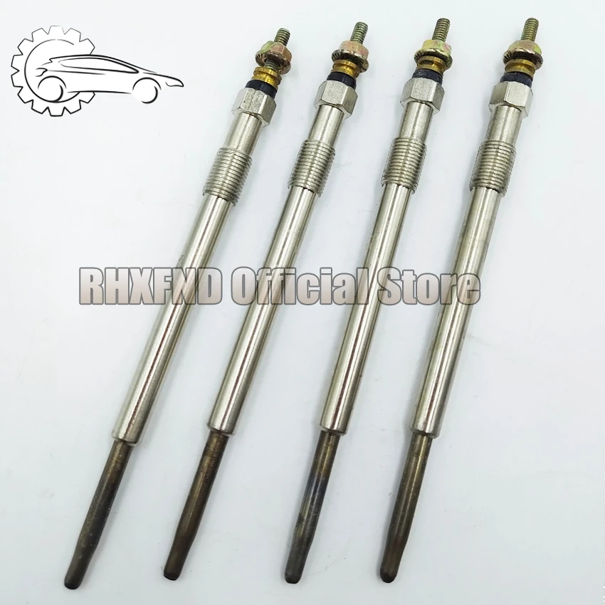 4PCS U202-18-601 U8601 1717631 9675680980 BK3Q6M090AB BK3Q-6M090-AB LR029960 Glow Plug For PEUGEOT Land rover Ford 2.2 3.2