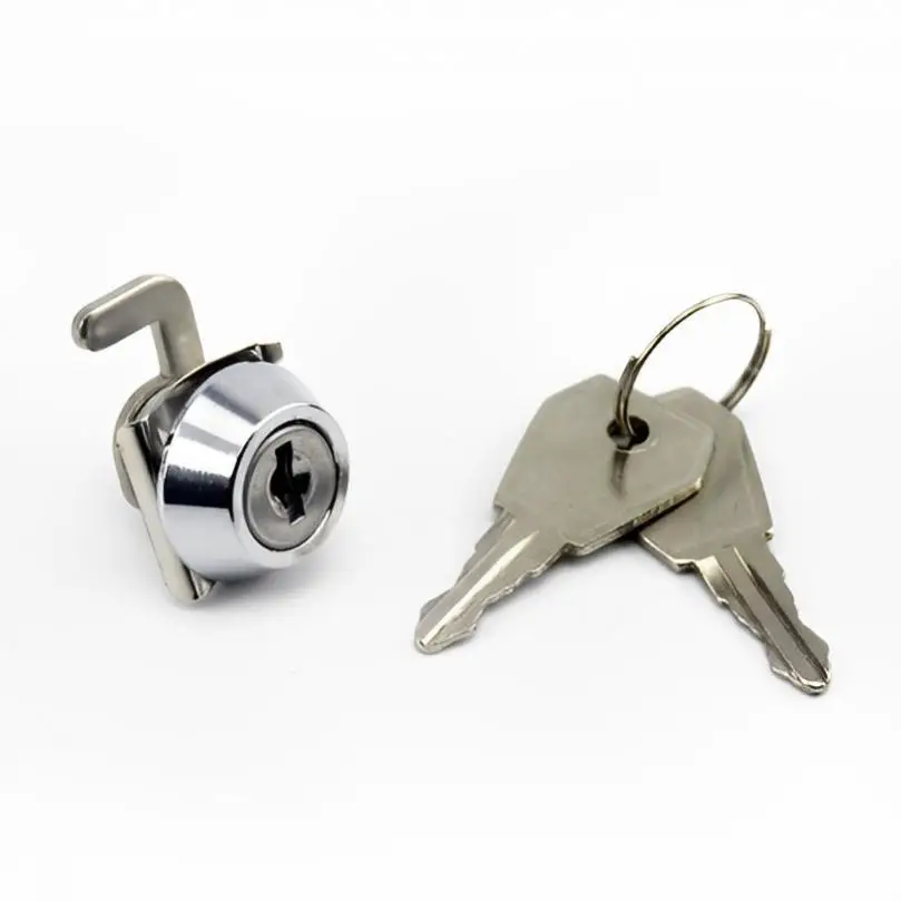 16mm Tongue Lock Micro Zinc Alloy Lock for File / Tool Box Garbage / Blackboard