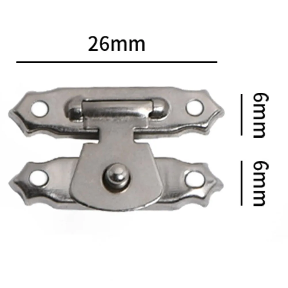 Antique Bronze Hasp furniture hardware jewelry box hasps decorative latches 10PCS Jewellery Box Suitcase Latch Lock Clasp Wooden Box Latch Buckle Decorative Hardware Accessories