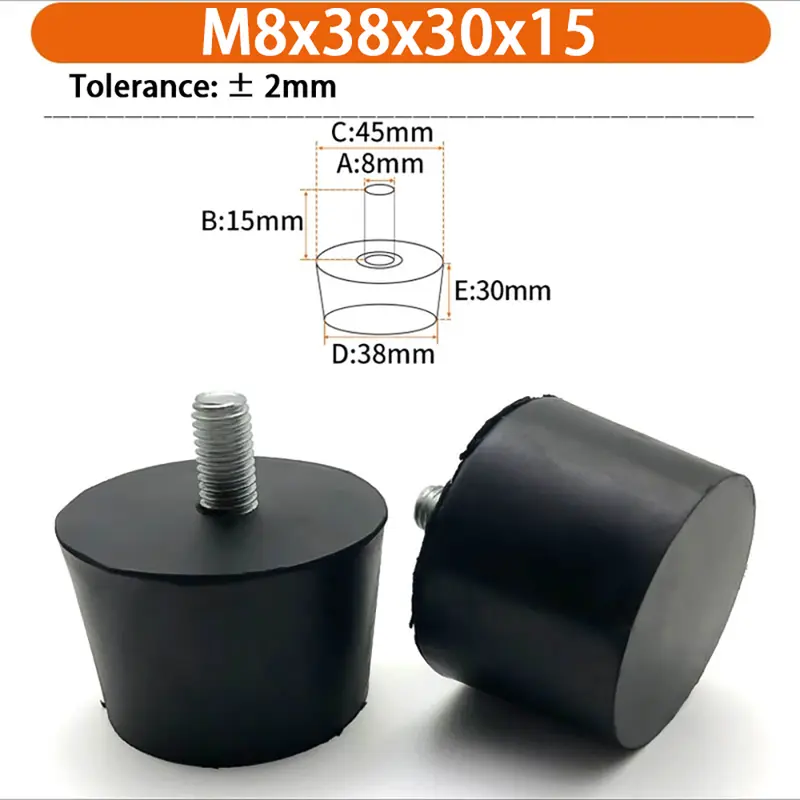 M6 M8 M10 Rubber Adjustable Feet Pad Feet Pad With Screw Table Chair Balck Leveling Foot Pad Furniture Leg Anti-shock Protection - Image 47