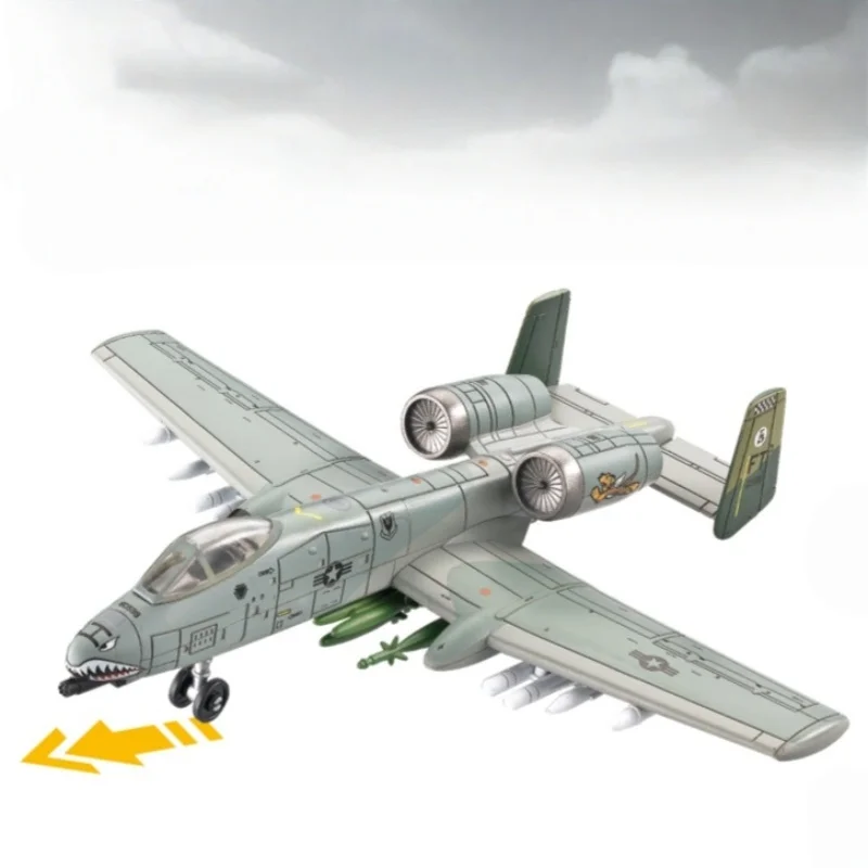 1:72 UNS A-10 Thunderbolt II Unterstützung Angriff Flugzeug Modell Kreative Militär Serie Bausteine Spielzeug Für Jungen Weihnachten Geschenke – Detail 4