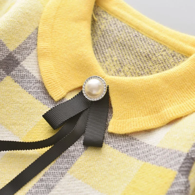 Girls Plaid Princess Set 6