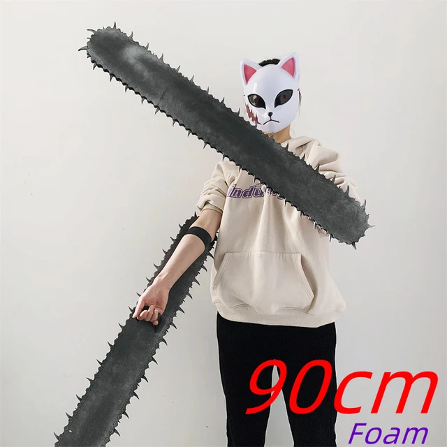 Chainsaw Man Cosplay - Denji Cosplay Prop 95CM PVC Handsaw 2 Pieces Weapons