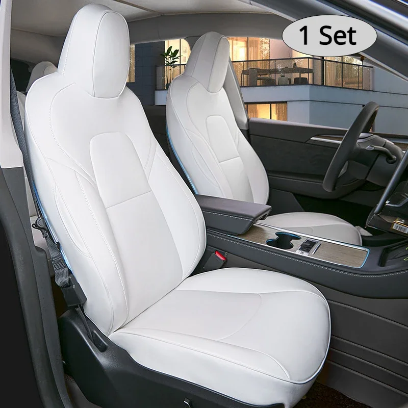 

Car Seat Cover for Tesla New Model Y 3+ Leather Nappa Skin Cushion Protective Mat All-inclusive Seat Cover Car Accessories 2024