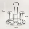 1Pcs Bar Metal Glass Cup Storage Rack for Water Mug Draining Drying Organizer Drain Holder Stand Useful Home Kitchen Supply 4