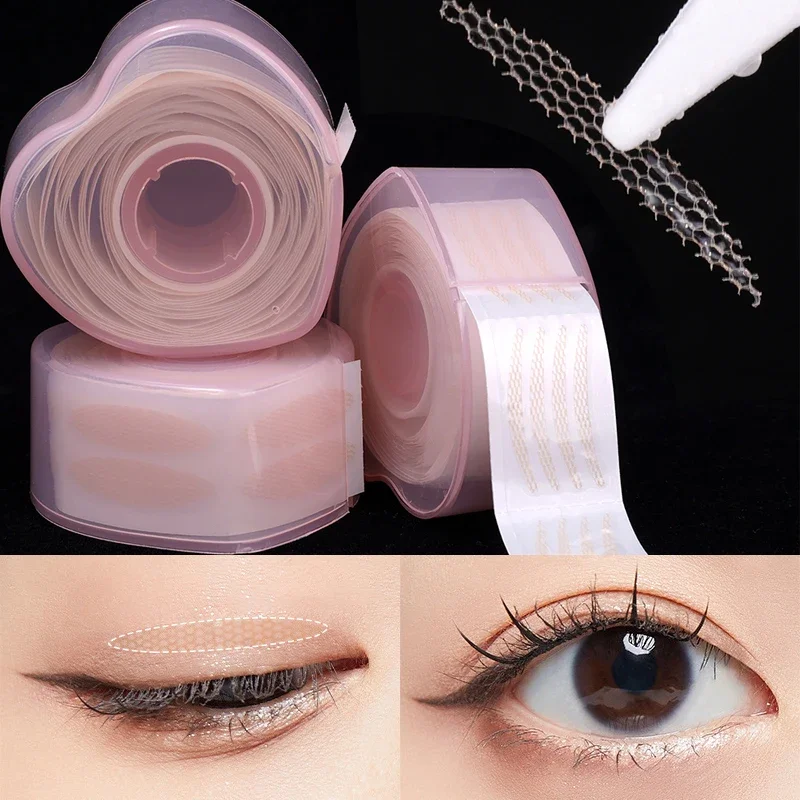 Natural Self-adhesive Double Fold Eyelid Tape Sticker Invisible Eye Tape Makeup Tool 360Pcs