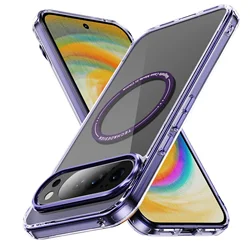 Premium Transparent Clear Cover - Ultra - Thin Soft Case - Google Pixel 8 Pro (PURPLE)