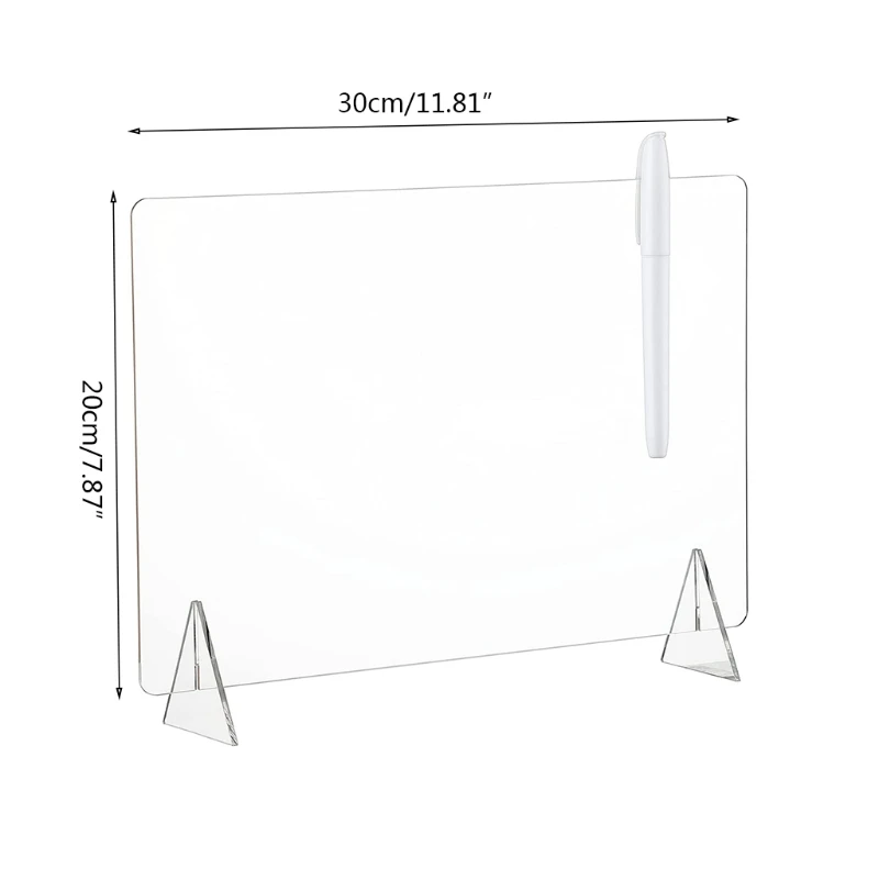 Acrylic Memo Tablet Erasable Board Whiteboard Desk Decoration for Doing List