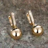 Cute Small Round Metal Hoop Earrings For Women Charm Female Gold Color Wedding Jewelry Gift