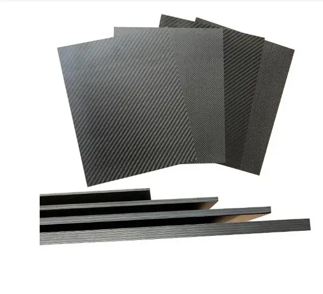 245x395mm Full 3K Carbon fiber Plate sheet High strength Carbon Board panel thickness 0.5mm 1.0mm 1.5mm 2mm 2.5mm 3mm 4mm 5mm